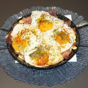 Broken Eggs with Ham (Huevos Rotos)